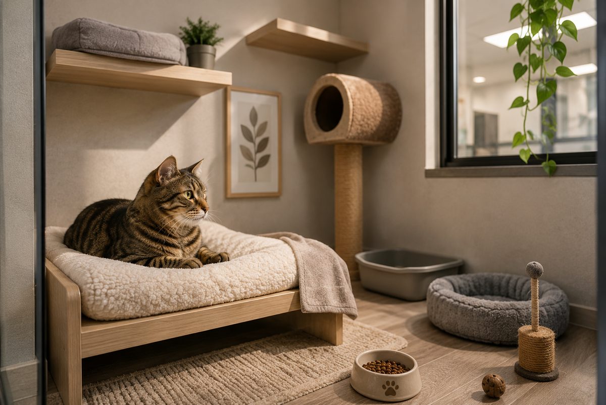Cat sleeping soundly in a cozy blanket
